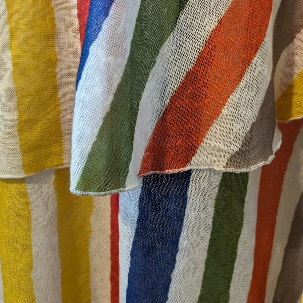 Never Worn Colorful Striped Maxi Skirt - Picture 4 of 7